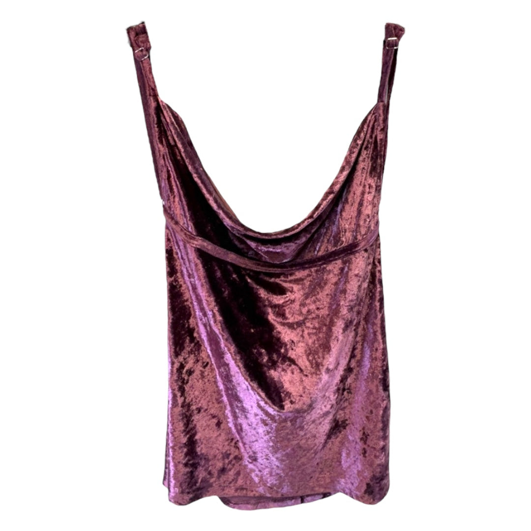 All Night Velvet Camisole in Fig Jam Free People, Size S