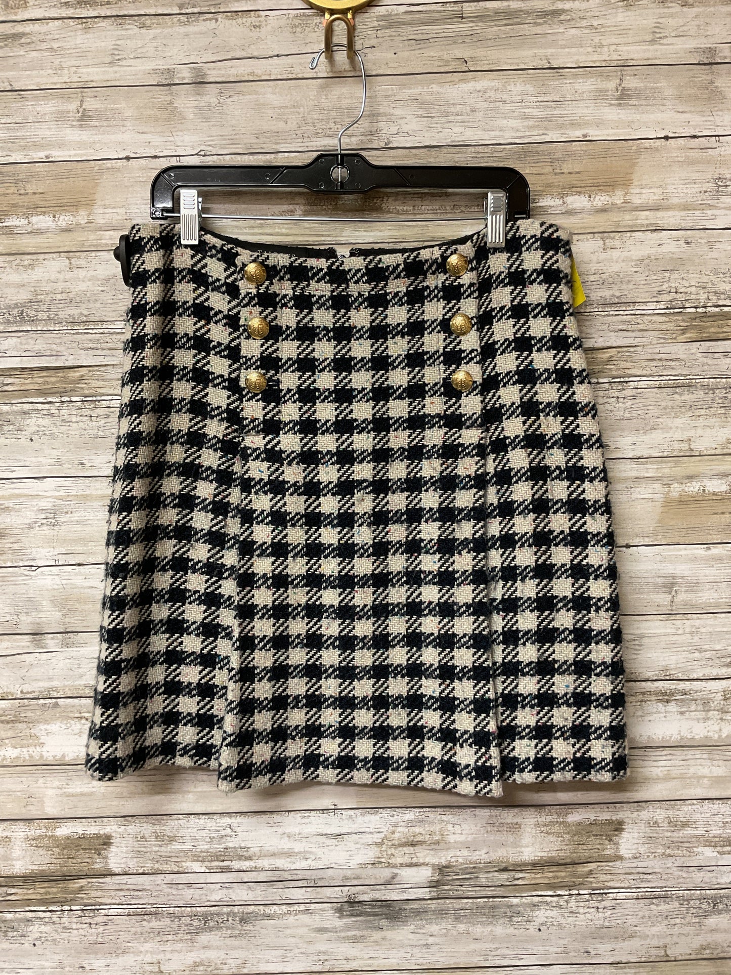 Skirt Midi By Talbots In Blue & White, Size:8