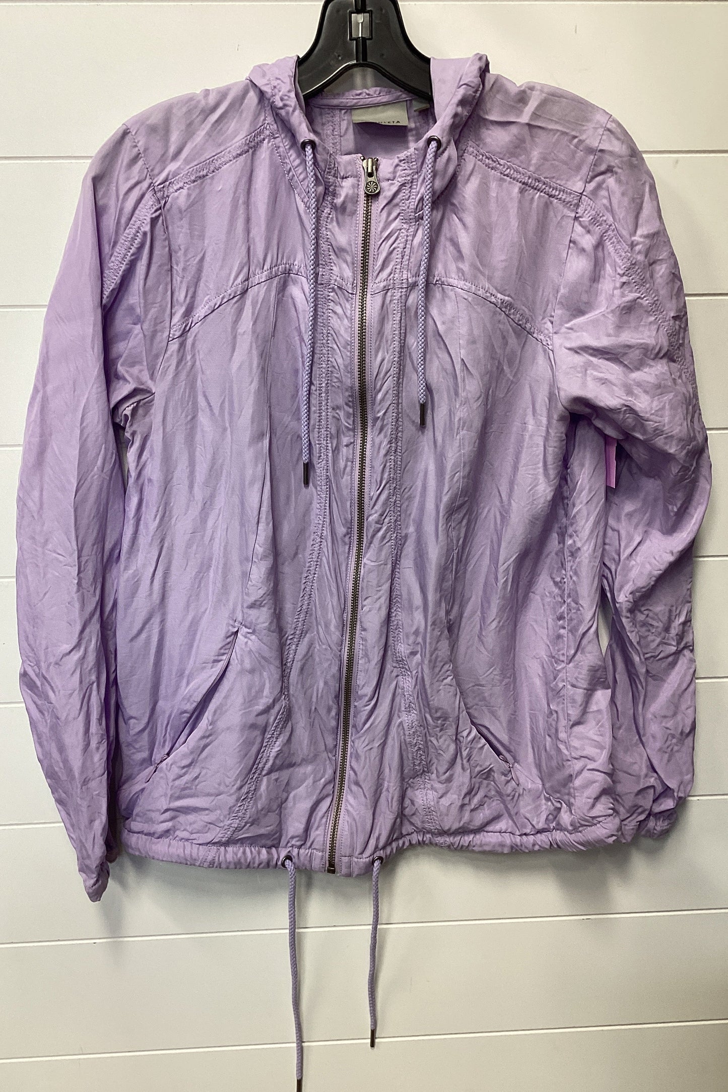 Athletic Jacket By Athleta In Purple, Size:S