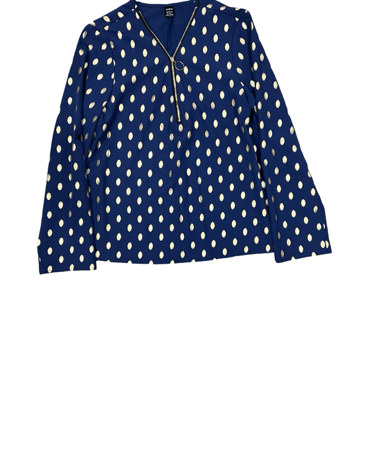 Top Ls By Shein In Blue & Gold, Size:M