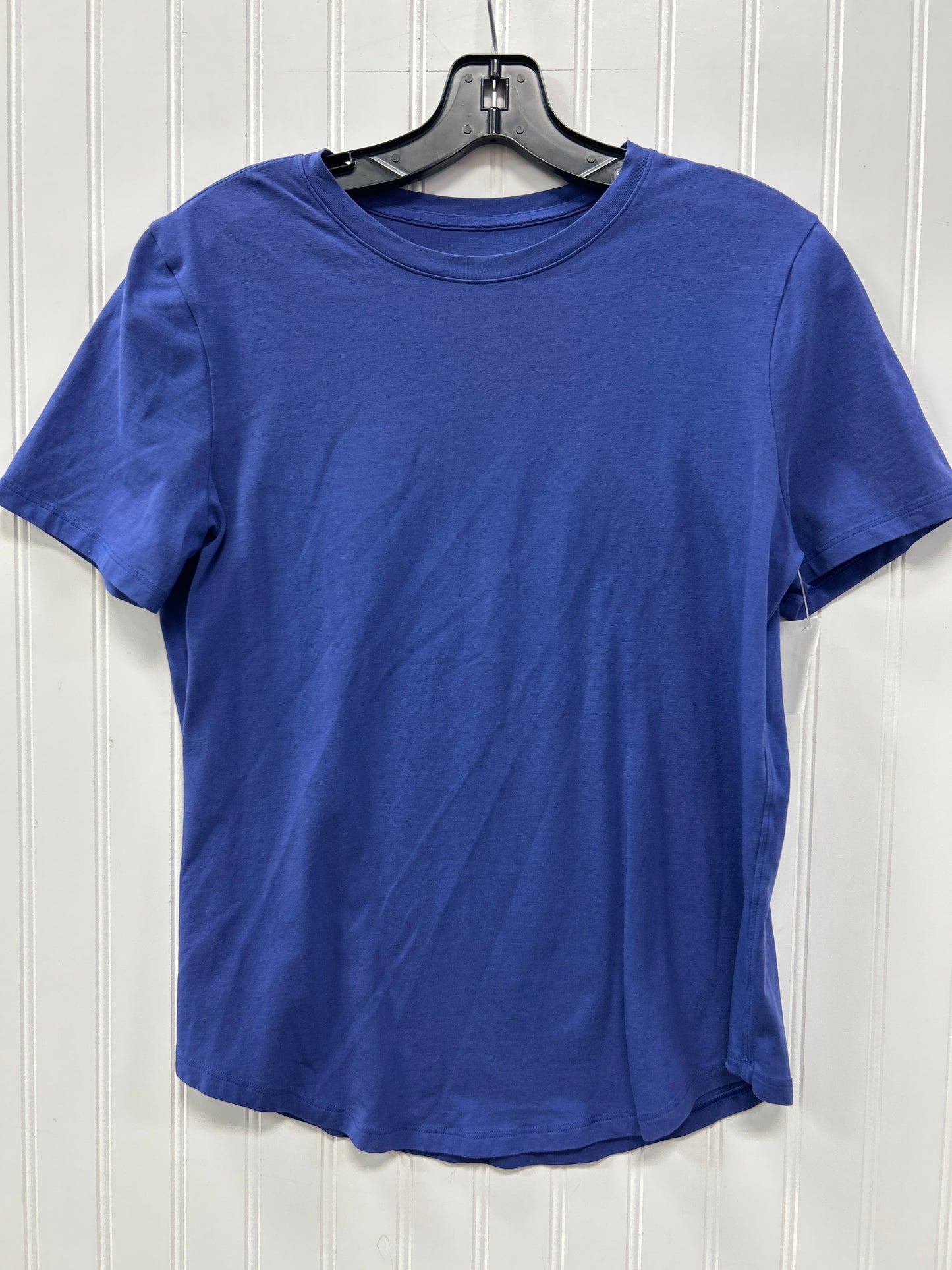 Athletic Top Ss By Lululemon In Purple, Size:M