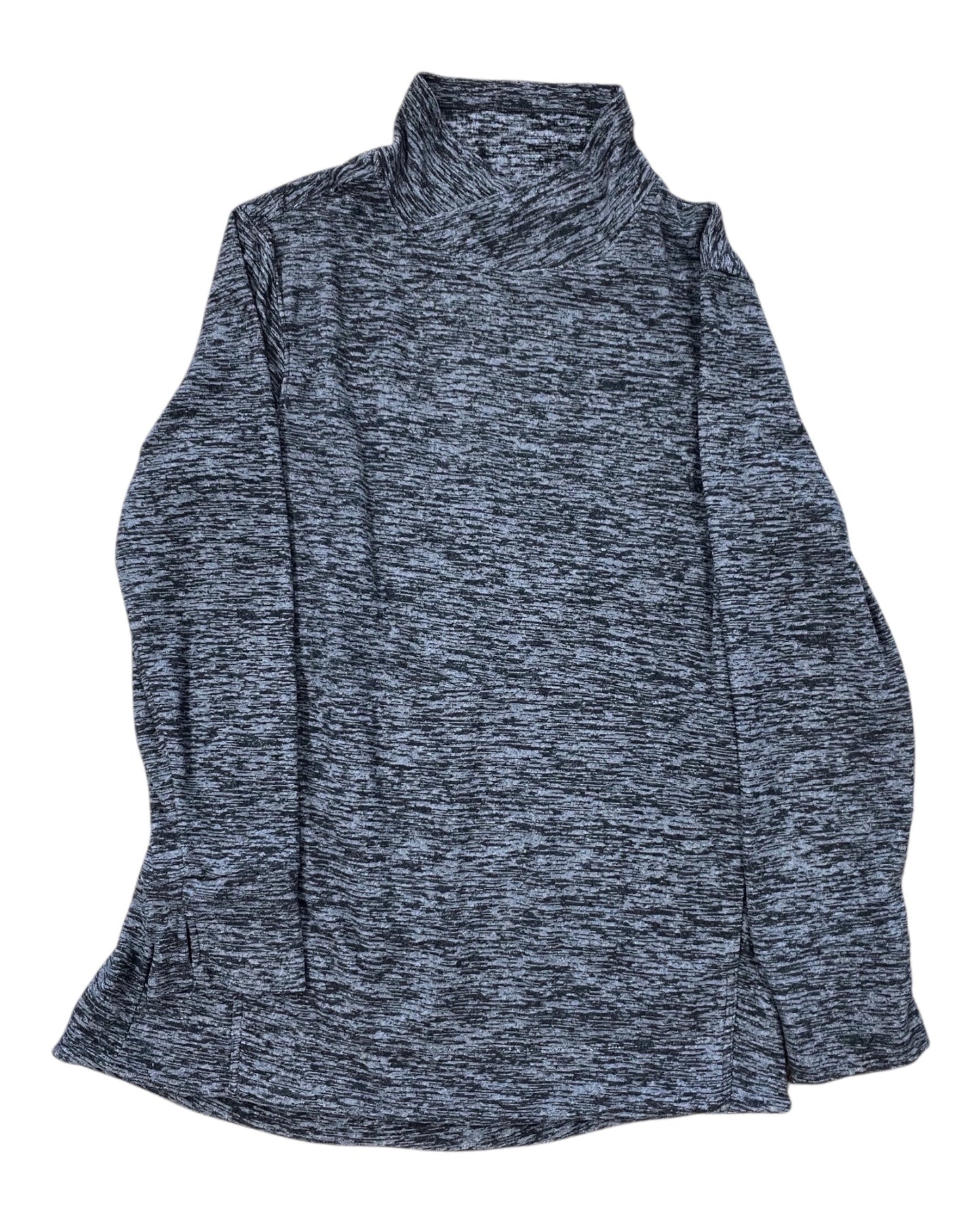 Sweatshirt Collar By Clothes Mentor In Grey, Size:L