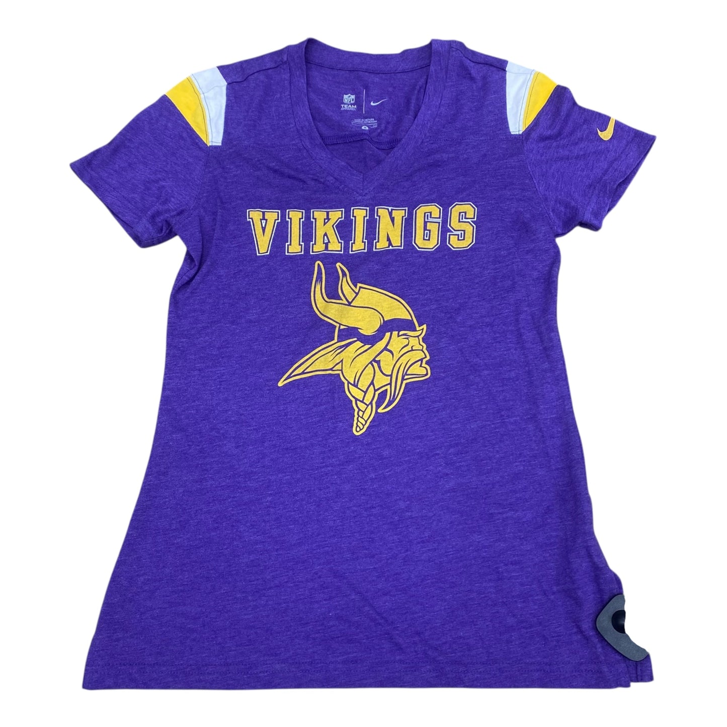 Athletic Top Ss By Nfl In Purple, Size:S