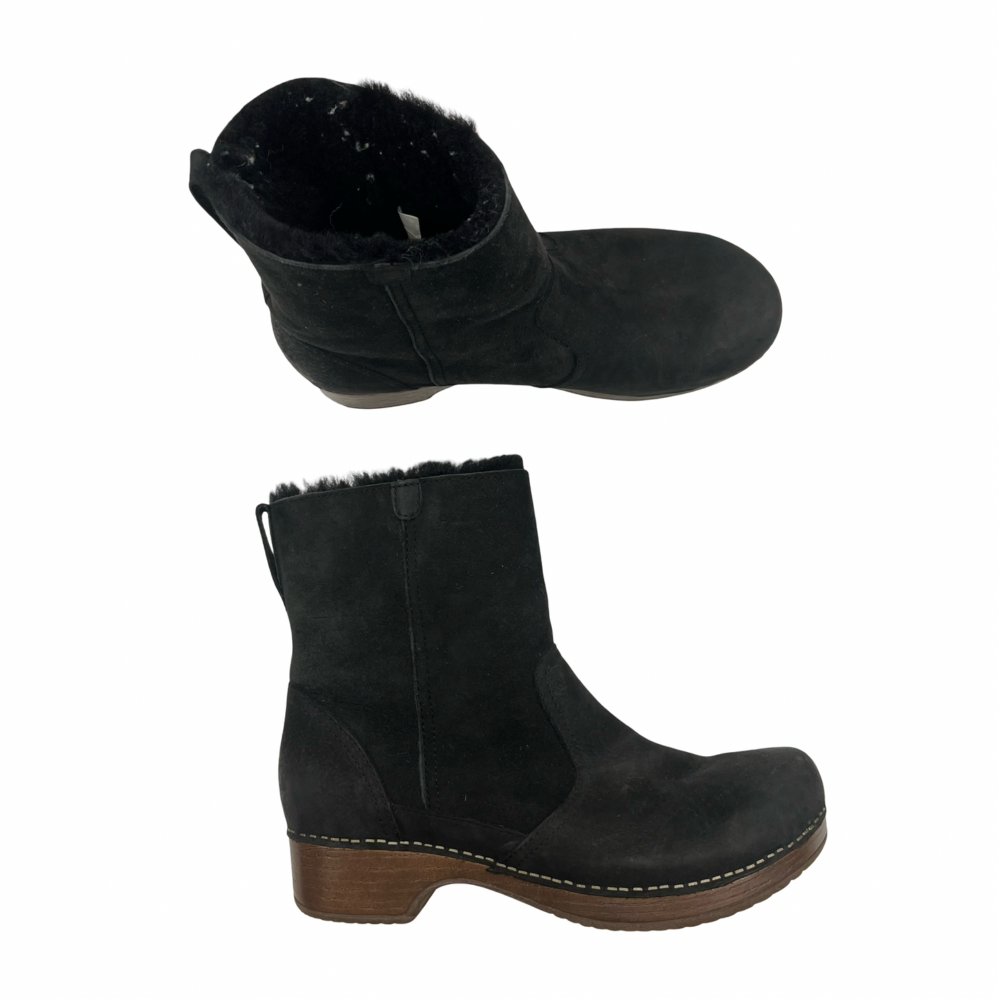 Boots Leather By Dansko In Black, Size:8.5