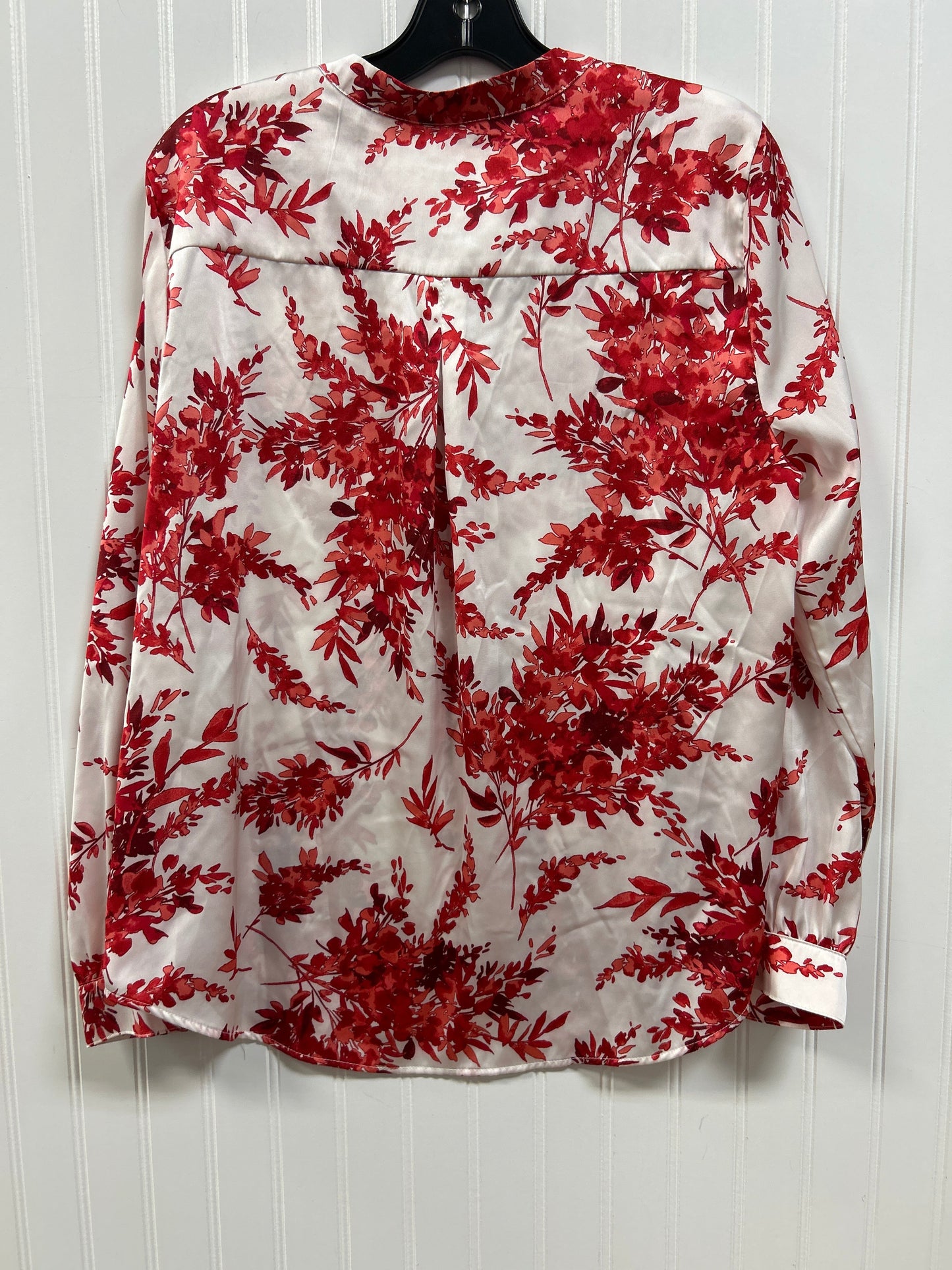 Top Ls By Anne Klein In Red & White, Size:L