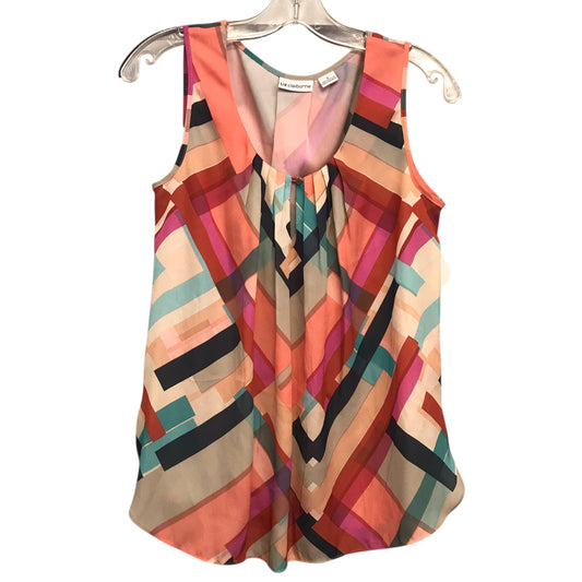 Top Sleeveless By Liz Claiborne In Multi, Size:S