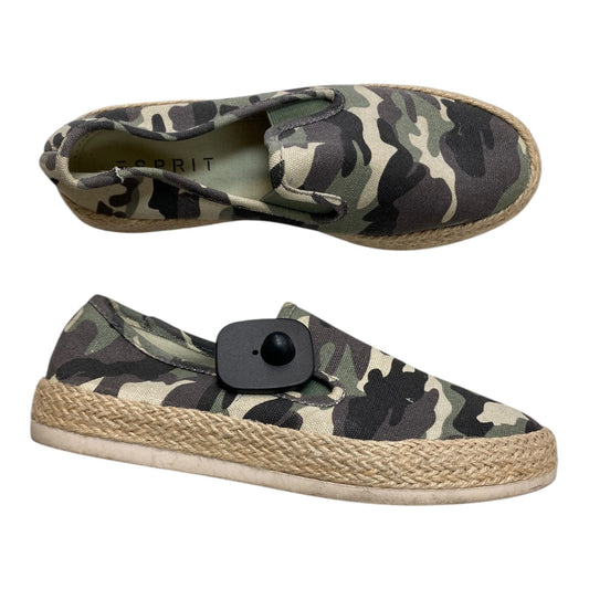 Shoes Flats By Esprit In Camouflage Print, Size:7.5