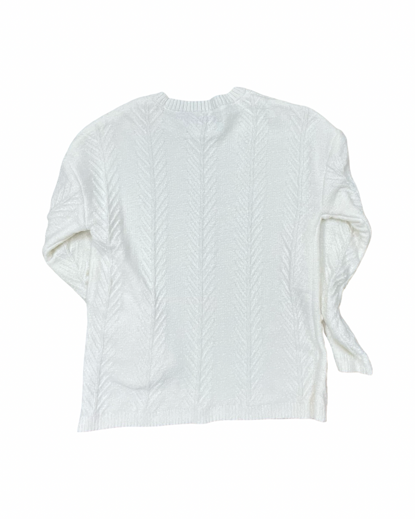 Sweater By Orvis In White, Size:S