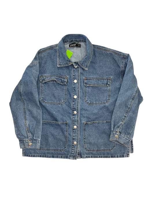 Jacket Denim By Clothes Mentor In Blue Denim, Size:L