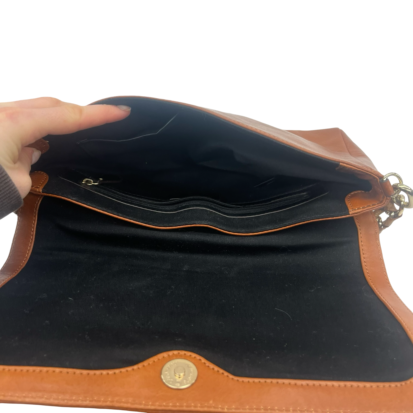 Handbag Leather By Antonio Melani In Brown, Size:Large