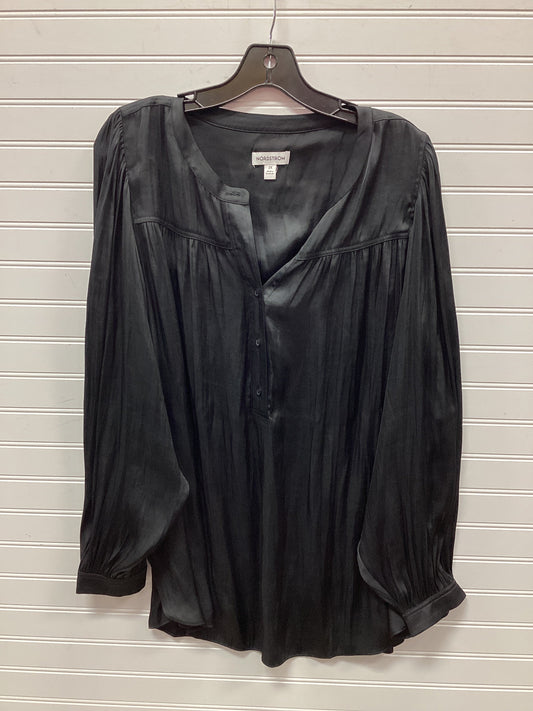 Top Ls By Nordstrom In Black, Size:2X