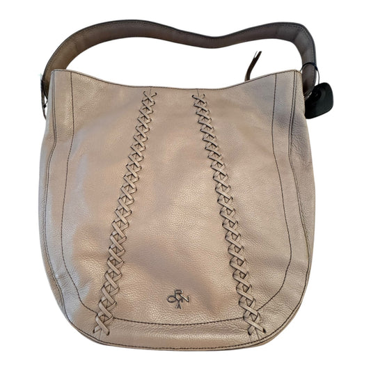 Handbag LeatherBy Oryany In Taupe, Size:Large