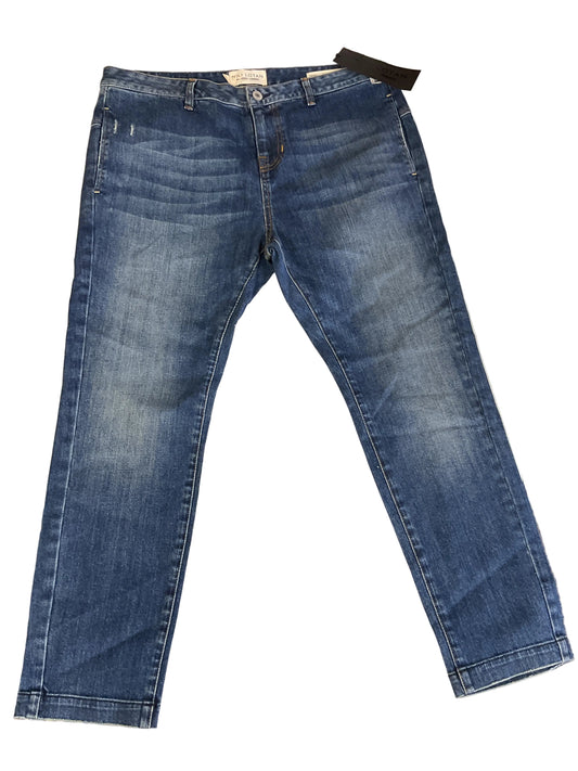 Jeans Straight By Nili Lotan In Blue Denim, Size: 8