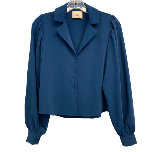 Top Ls By Elie Tahari In Blue, Size:Xs
