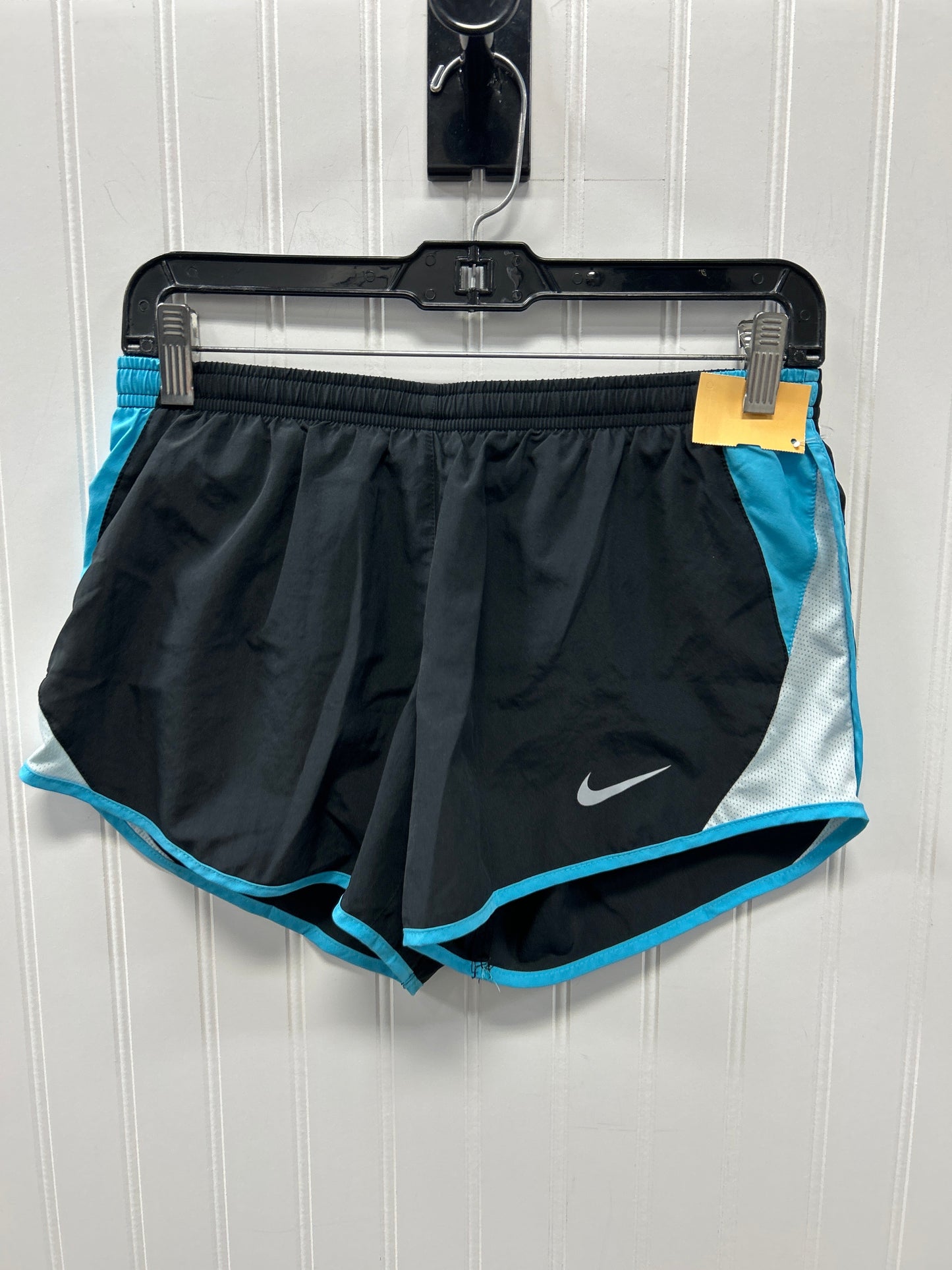 Athletic Shorts By Nike Apparel In Black & Blue, Size:S