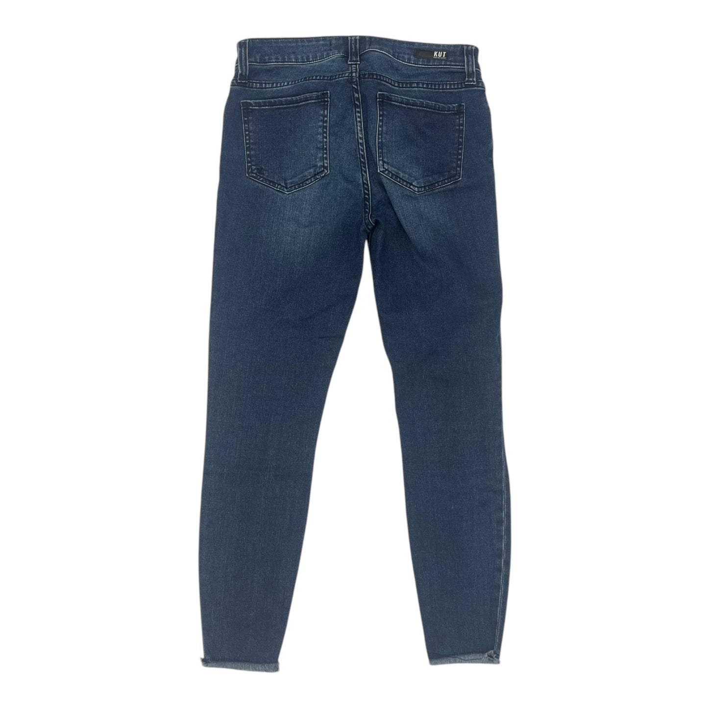 Jeans Skinny By Kut In Blue Denim, Size:4