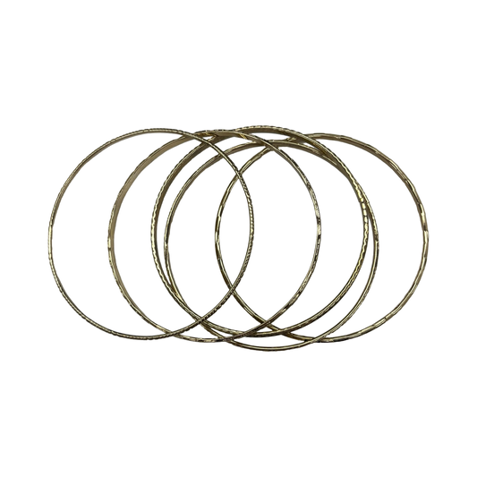 Bracelet Bangle By Clothes Mentor In Gold, Size:06 Piece