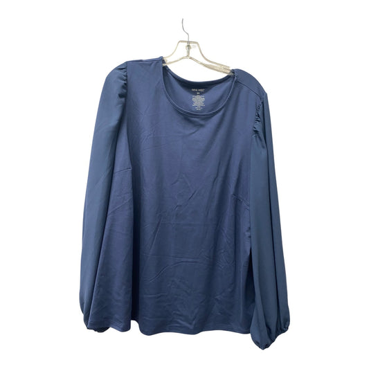 Top Ls By Nine West In Blue, Size:2X