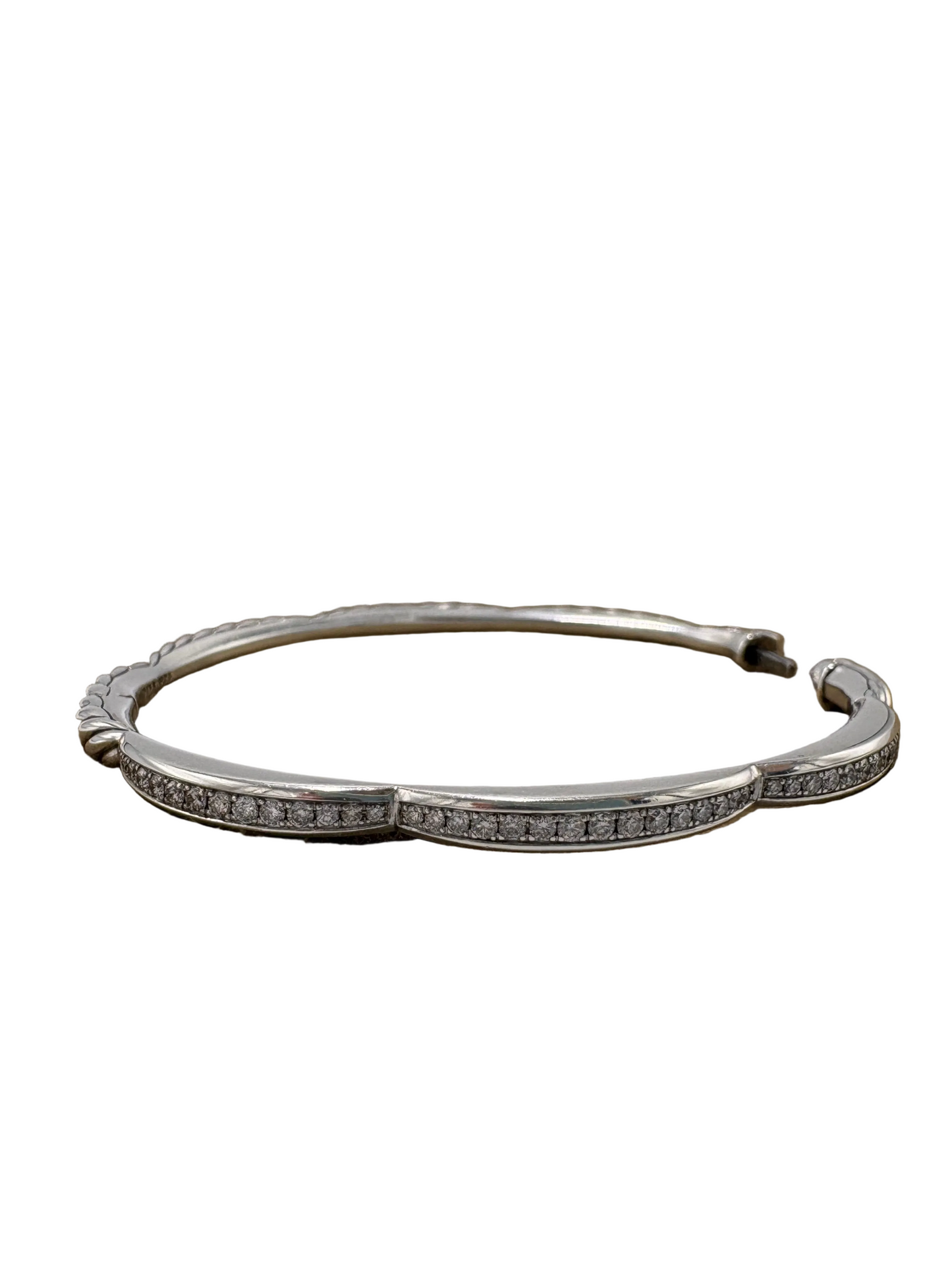 David Yurman Tides 3 Station Diamond Luxury Bracelet
