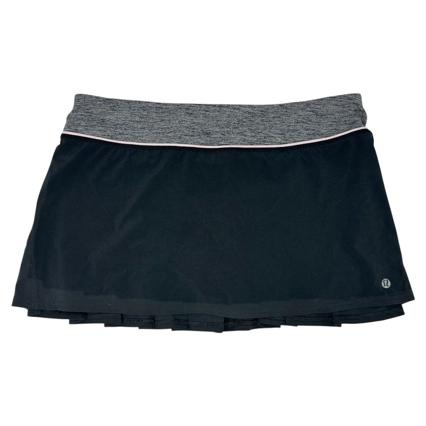Athletic Skort By Lululemon In Black & Pink, Size: 8