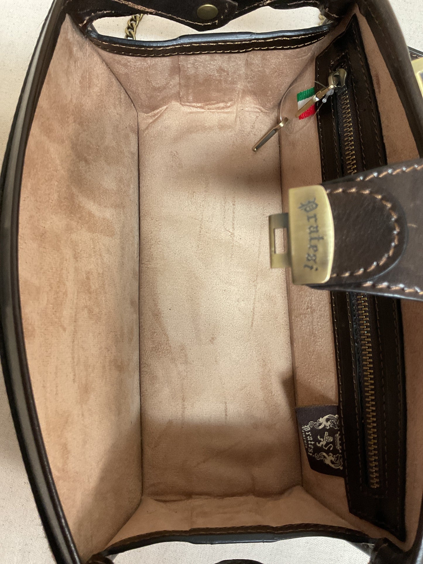 Handbag Leather By Cma In Animal Print, Size:Small