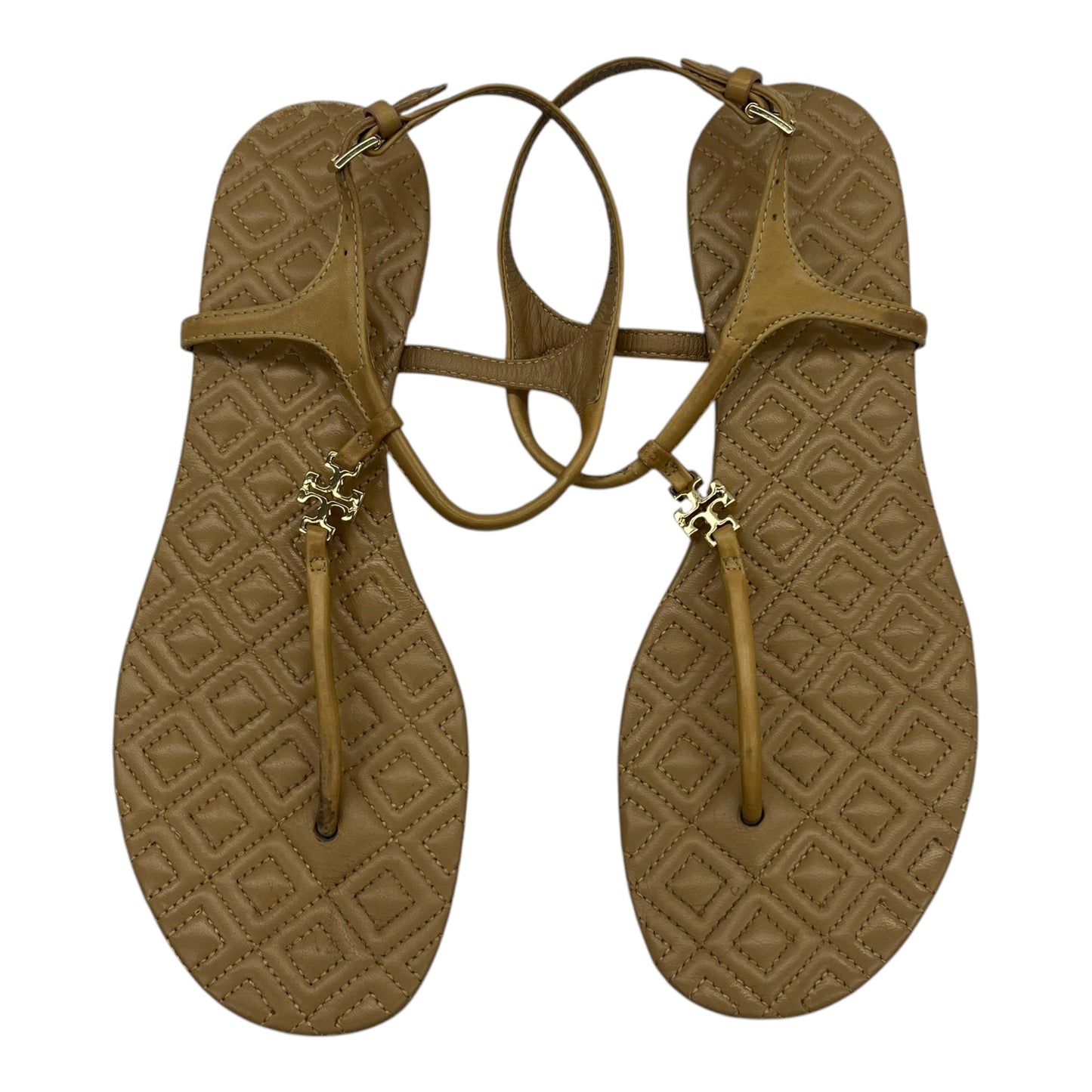 Sandals Designer By Tory Burch In Brown, Size:6