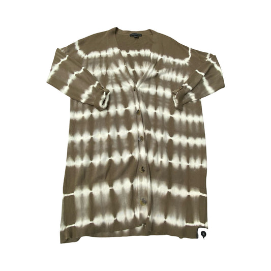 Sweater Cardigan By Sanctuary In Brown & White, Size:M