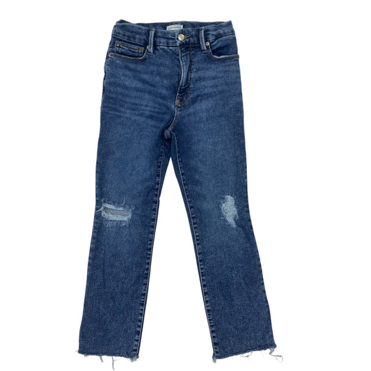 Jeans Boot Cut By Good American In Blue Denim, Size:2