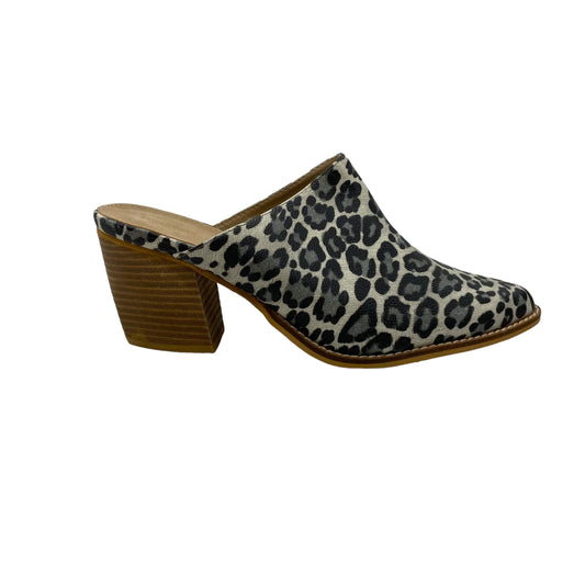 ANIMAL PRINT SHOES HEELS BLOCK by CLOTHES MENTOR Size:10