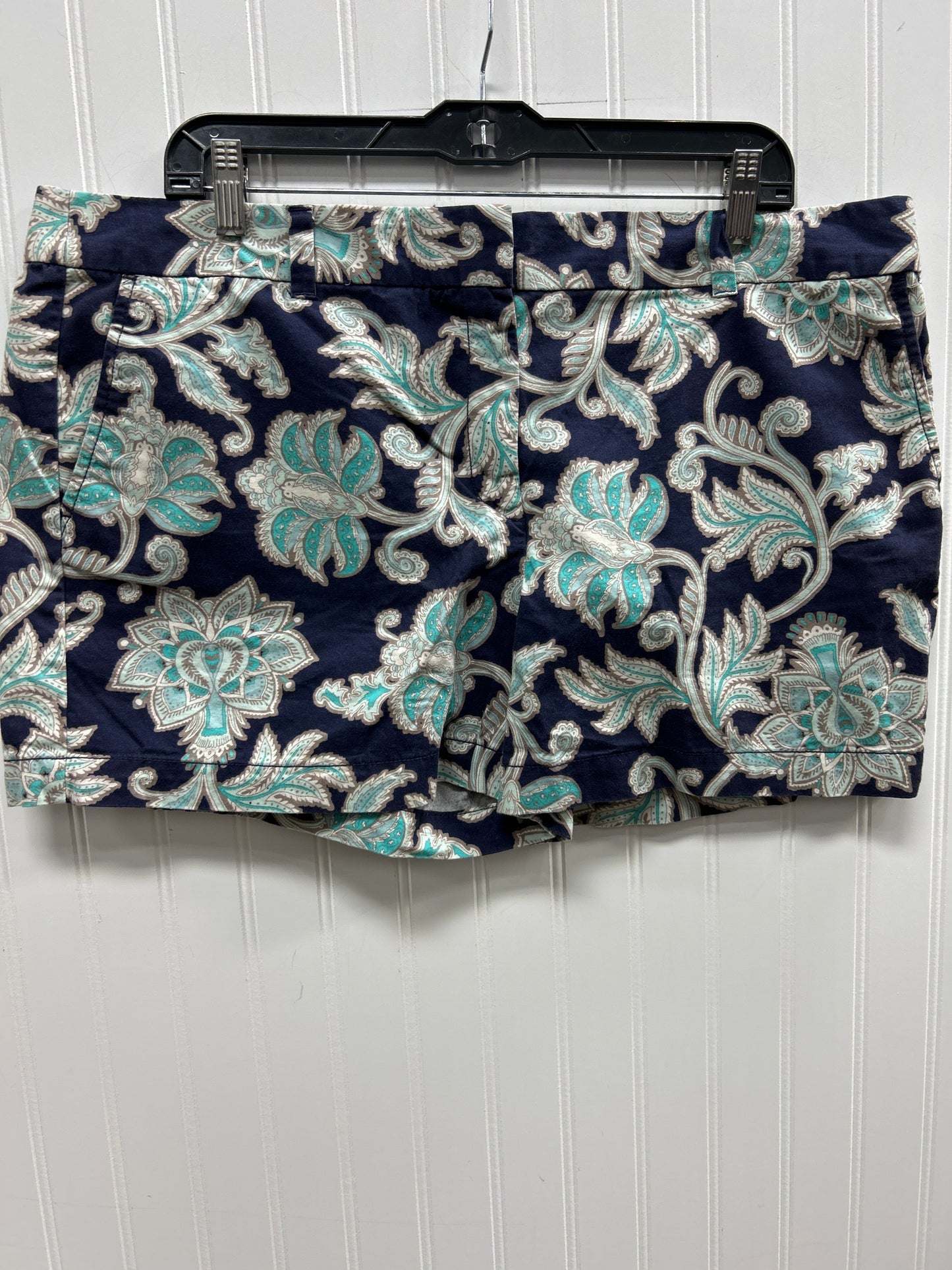 Shorts By Ann Taylor In Floral Print, Size:16