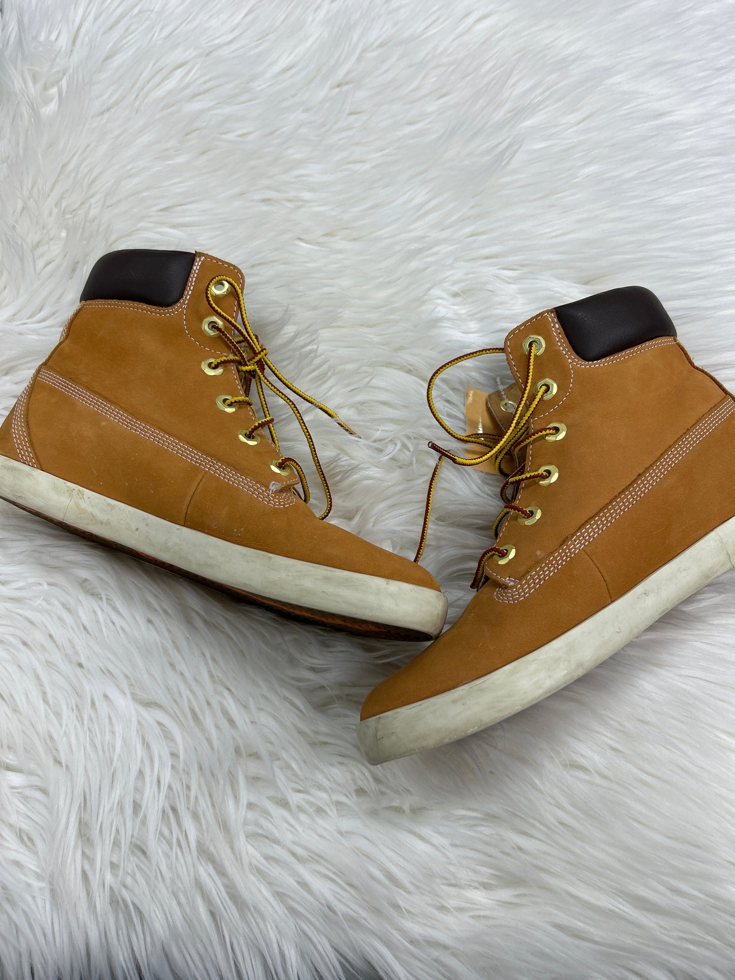 Boots Ankle Flats By Timberland In Tan, Size:9