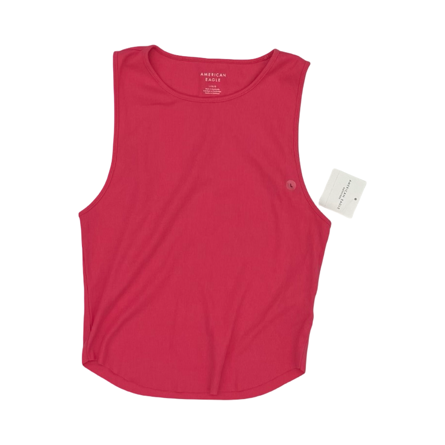 Tank Top By American Eagle In Pink, Size:L