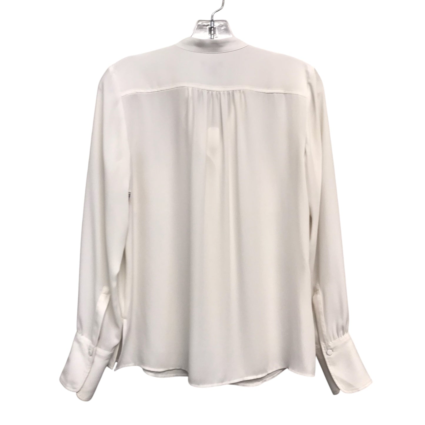 Blouse Ls By Ann Taylor In Ivory, Size:Xs