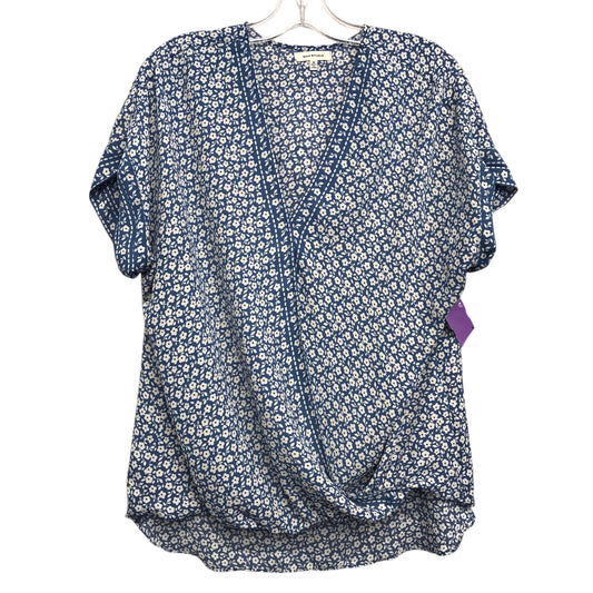 Top Sleeveless By Max Studio In Blue, Size:M