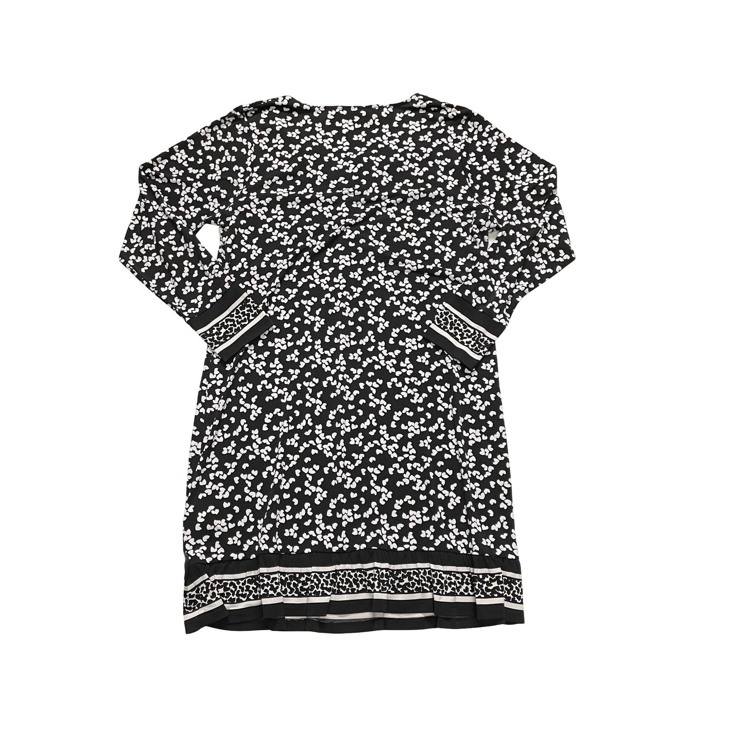 Dress Casual Midi By Michael By Michael Kors In Black & White, Size:1X