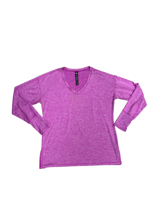 ATHLETIC TOP LS CREWNECK by RBX In PURPLE, Size: L