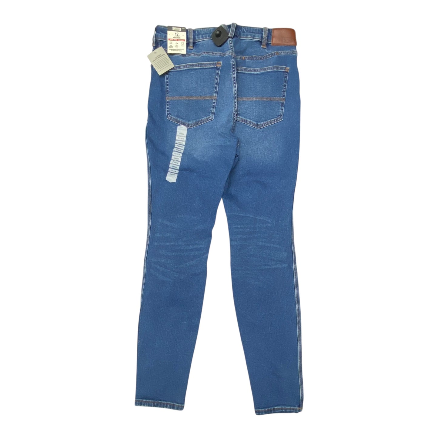 Jeans Skinny By Duluth Trading In Blue, Size:12