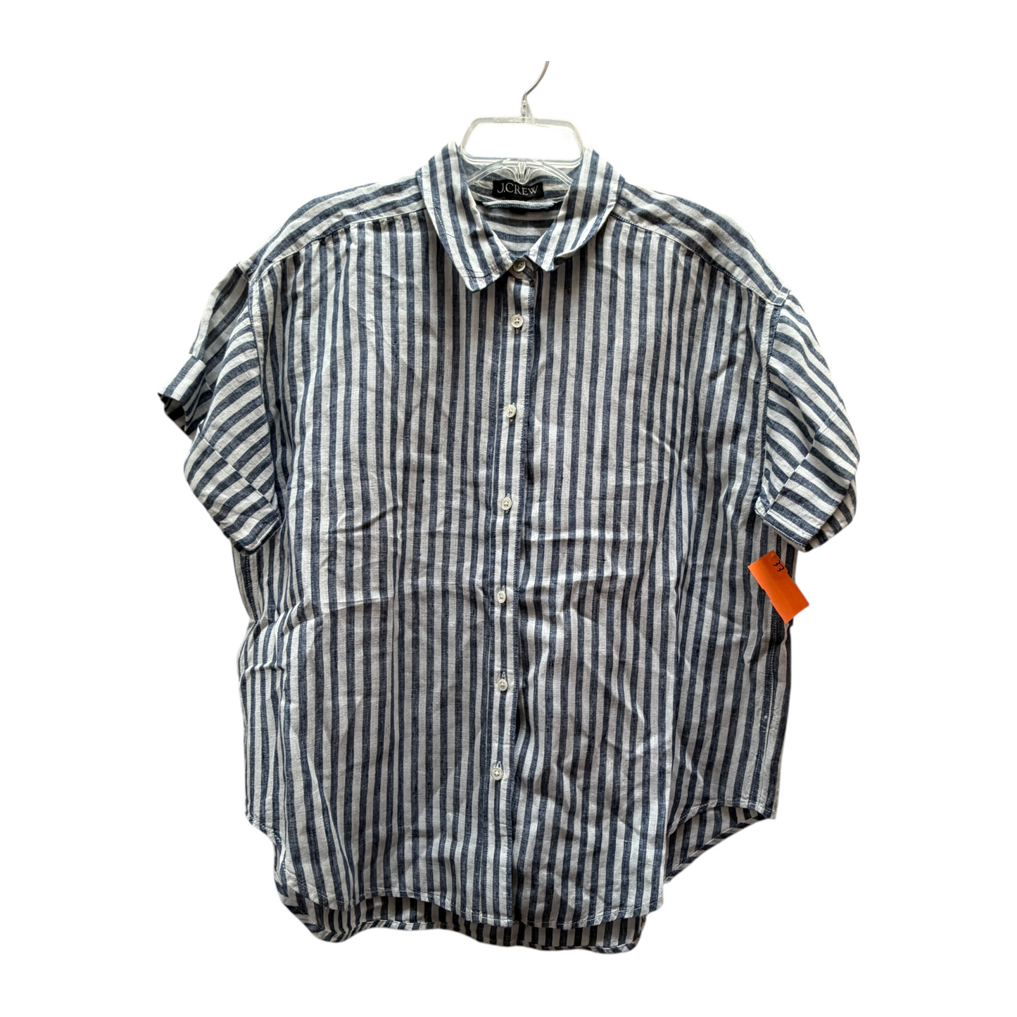 Top Ls By J. Crew In Blue & White, Size:M