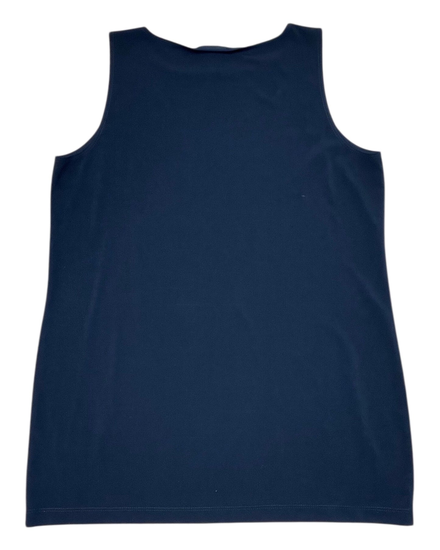 Top Sleeveless Basic By Chicos In Black, Size:L