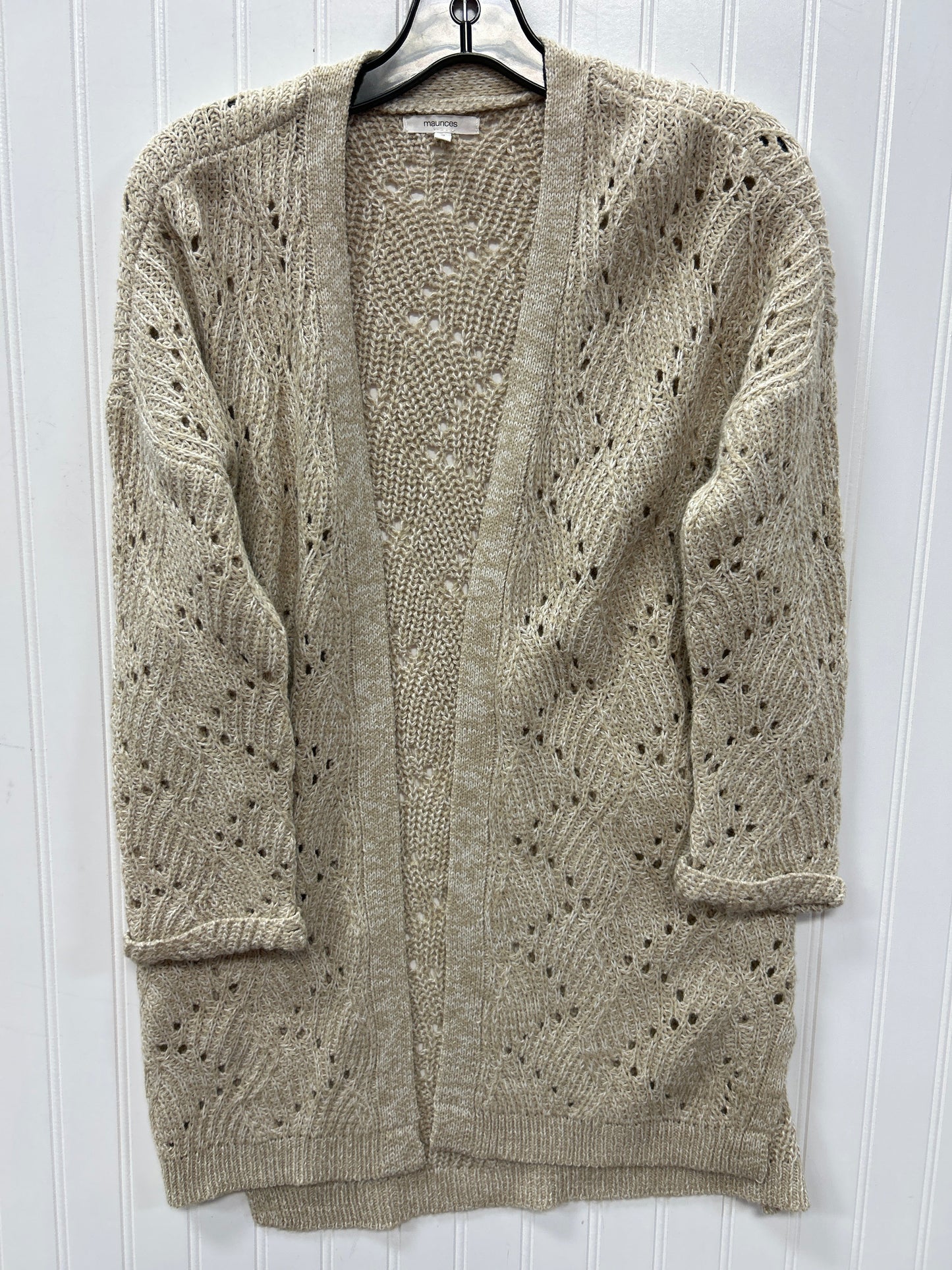 Sweater Cardigan By Maurices In Cream, Size:M