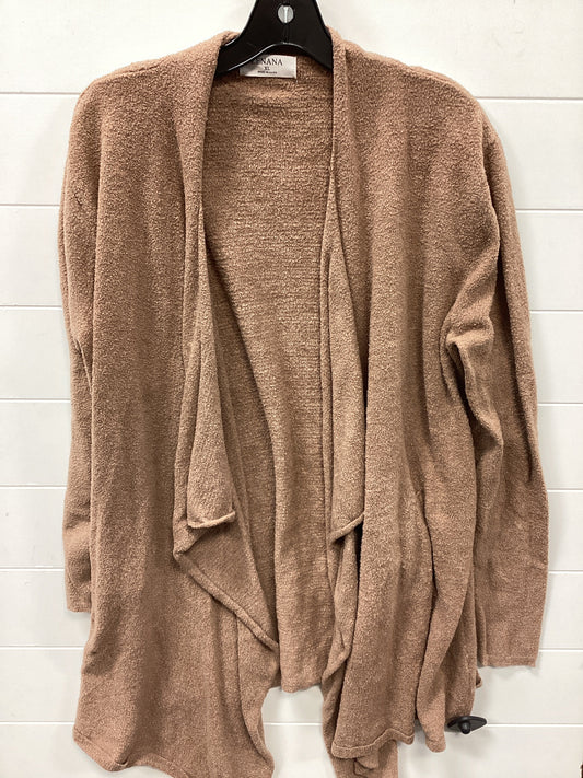 Cardigan By Zenana In Brown, Size:Xl