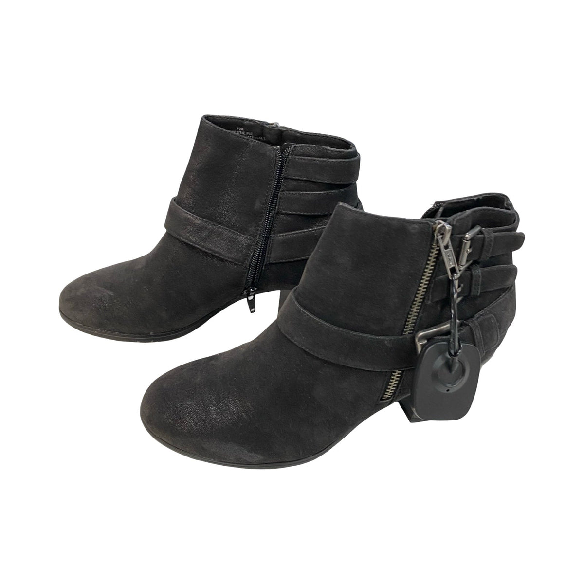 Boots Ankle Heels By Madeline In Black, Size:7.5