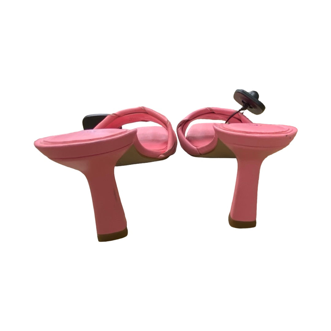 Sandals Heels Kitten By Gianni Bini In Pink, Size:7