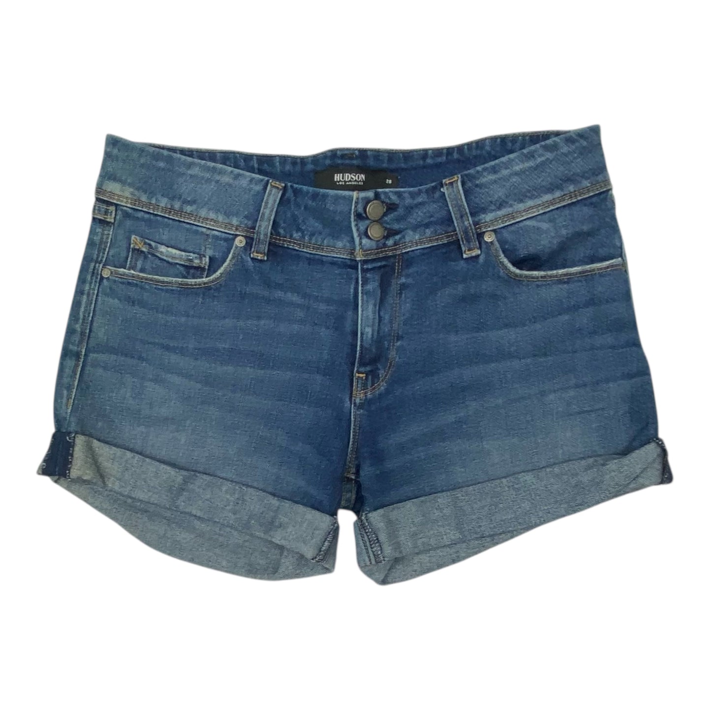 Shorts By Hudson In Blue Denim, Size:6