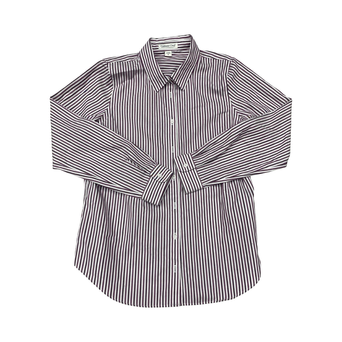 Top Ls By Coldwater Creek In Striped Pattern, Size:8
