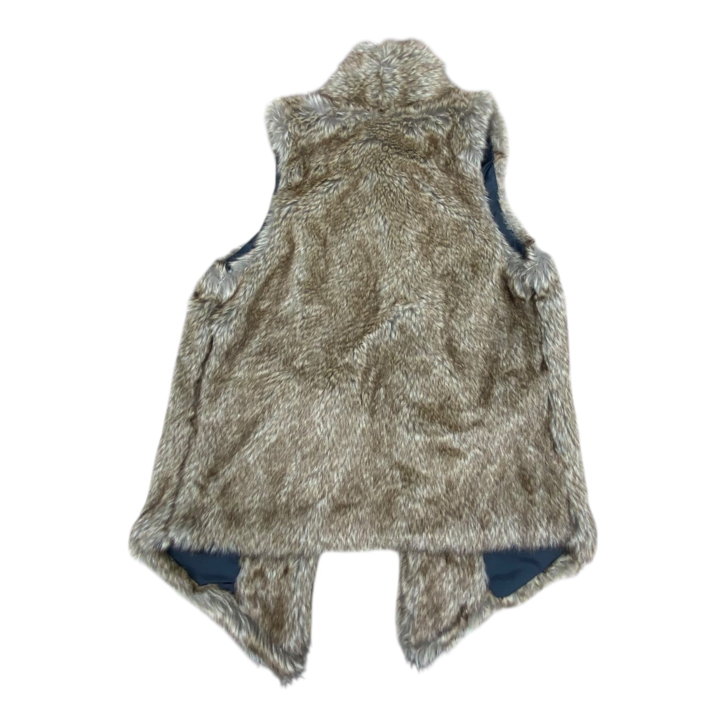 Vest Faux Fur & Sherpa By Cmc In Brown, Size:Xs