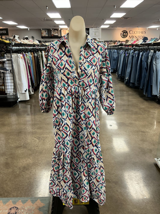 Dress Casual Maxi By Maeve In Multi, Size:Xxs