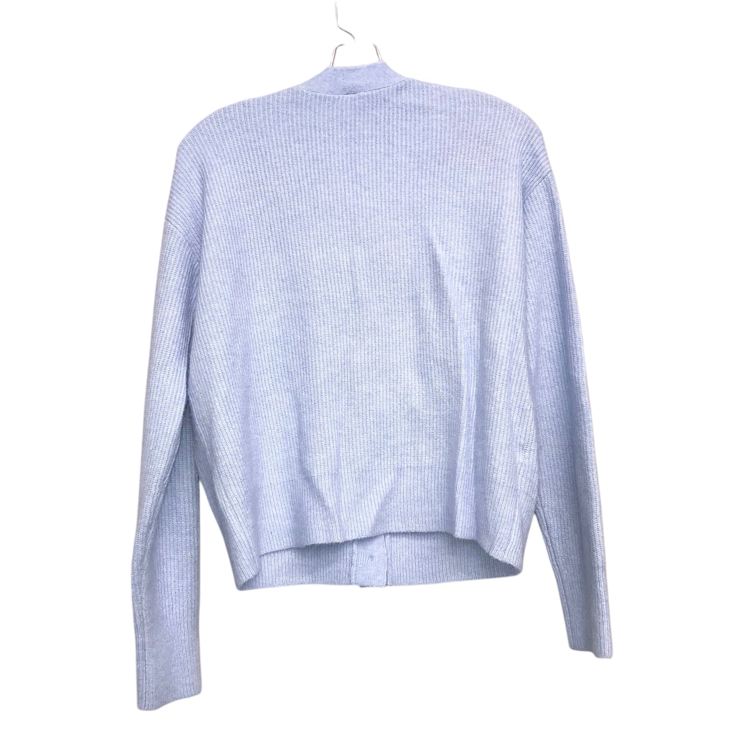 Sweater Cardigan By Ann Taylor In Blue, Size:M