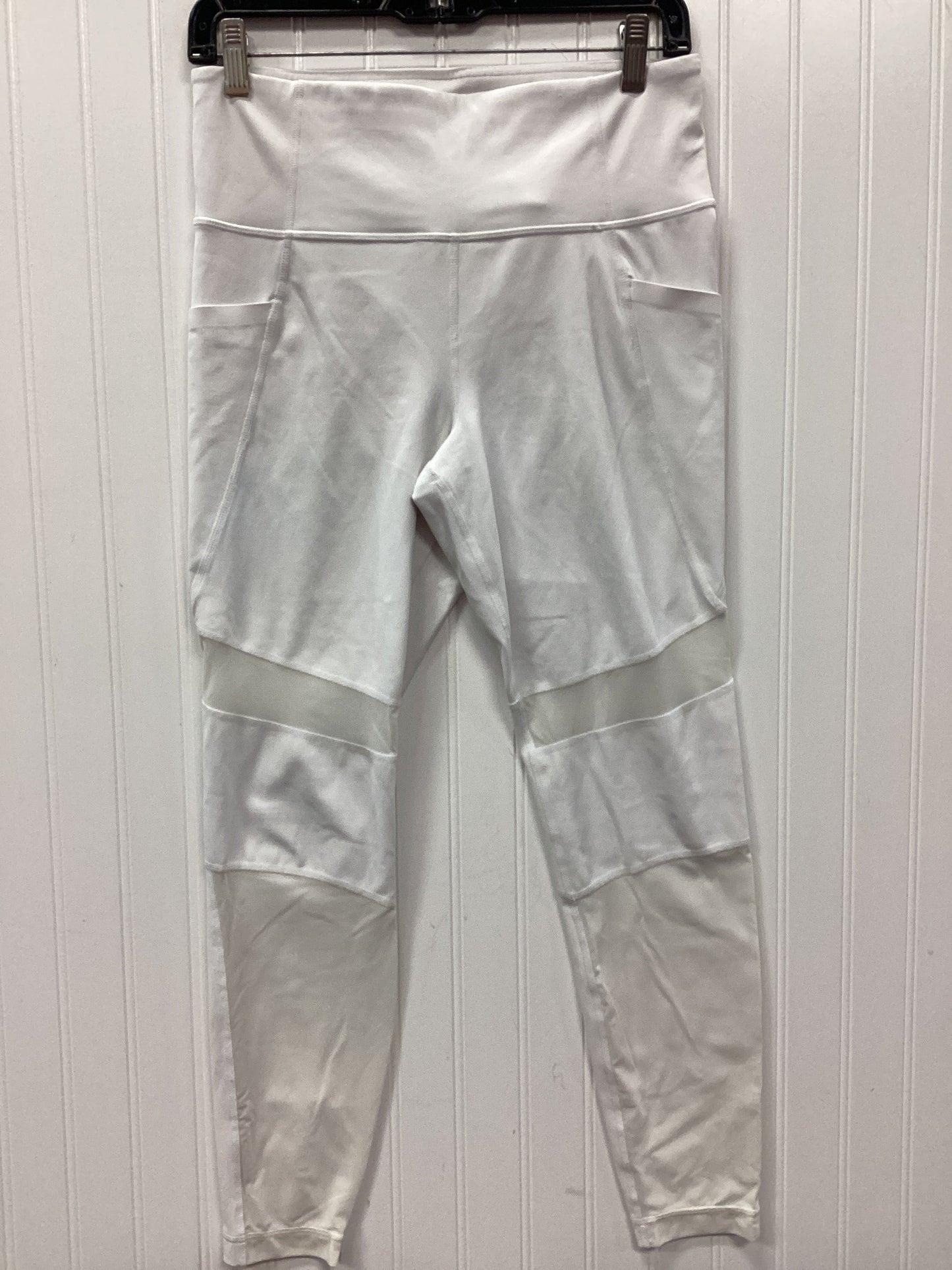 Athletic Leggings By Athleta In White, Size:M