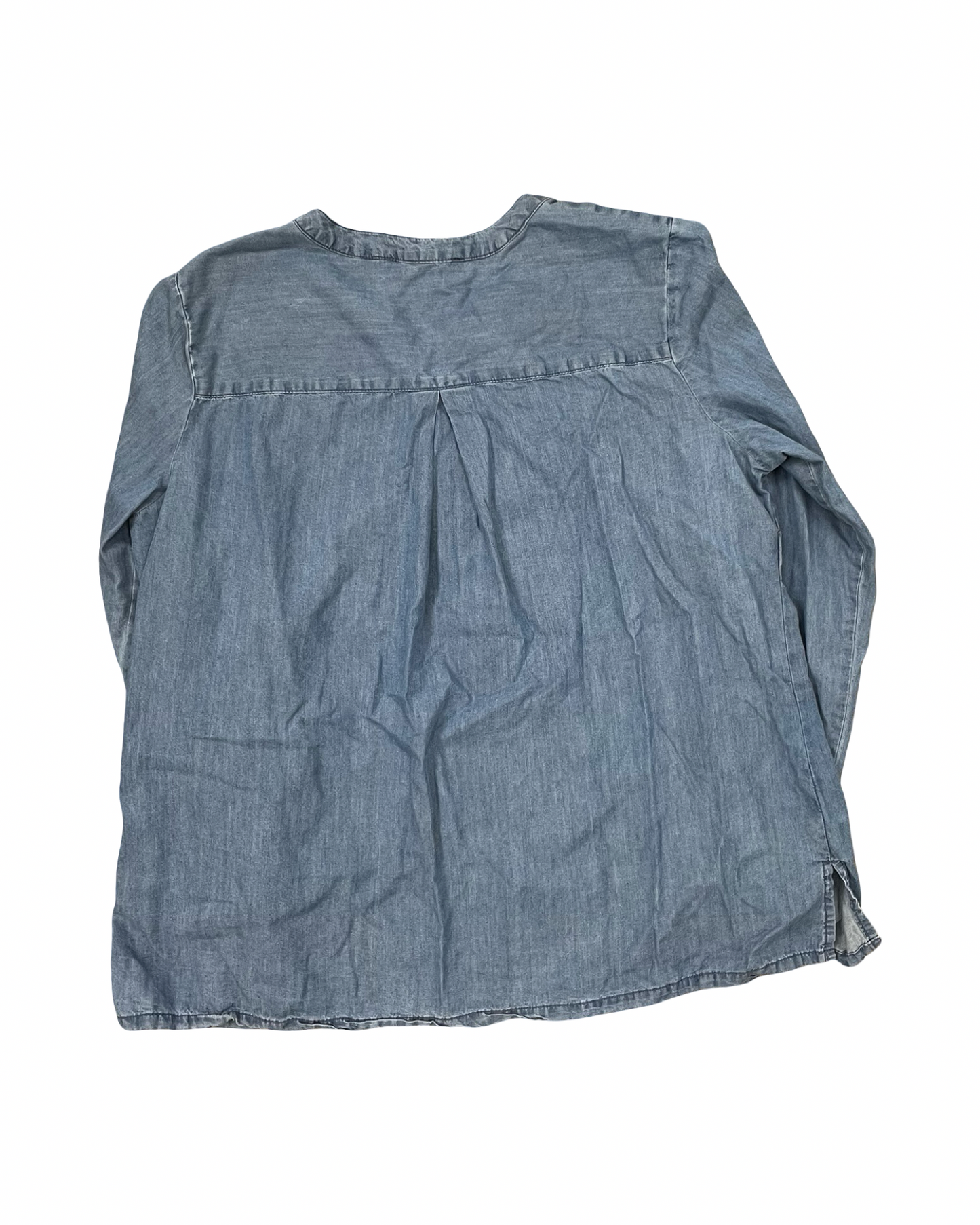 Top Ls By Bandolino In Blue Denim, Size:1X